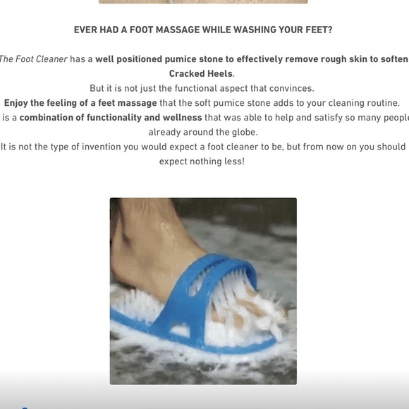 The Foot Cleaner No bending, athletes foot or odor - Picture 6 of 9